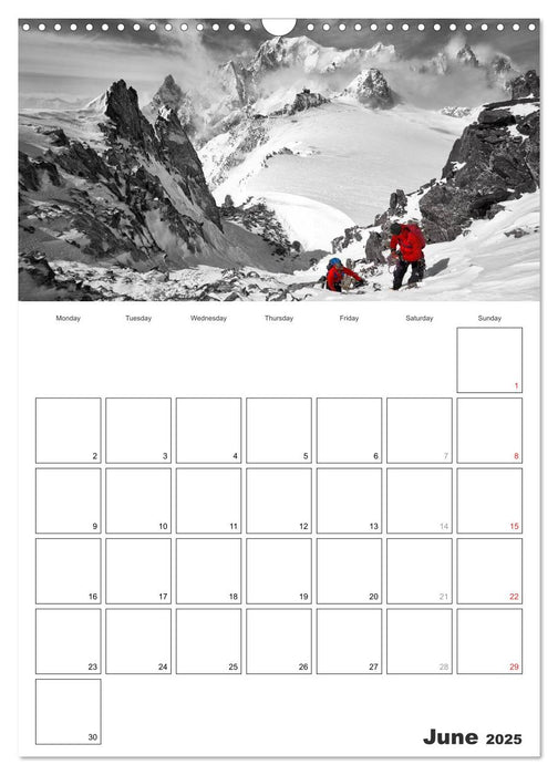 EXPLORING ALPS (CALVENDO Monthly Calendar 2025)