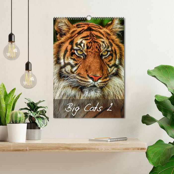 Big Cats2 (CALVENDO Monthly Calendar 2025)