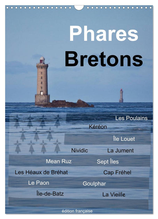 Phares Bretons (CALVENDO Calendrier mensuel 2025)