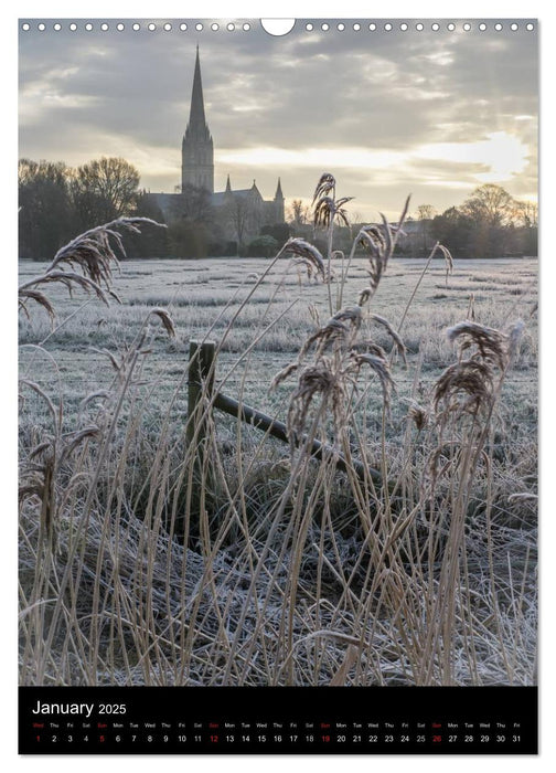 Views Of Salisbury Cathedral (CALVENDO Monthly Calendar 2025)