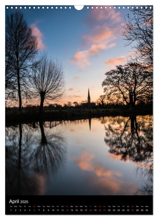 Views Of Salisbury Cathedral (CALVENDO Monthly Calendar 2025)