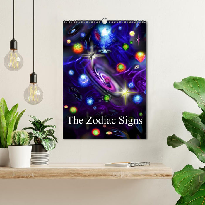 The Zodiac Signs (CALVENDO Monthly Calendar 2025)