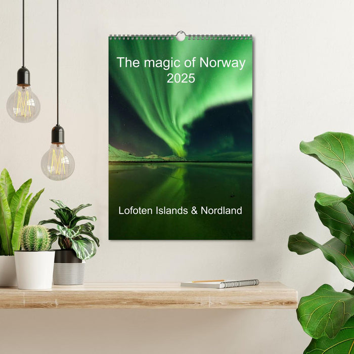 The magic of Norway 2025 - Lofoten Islands & Nordland (CALVENDO Monthly Calendar 2025)