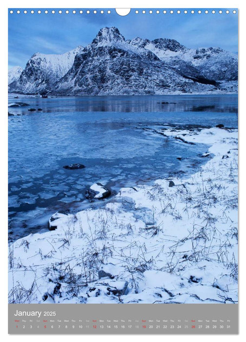 The magic of Norway 2025 - Lofoten Islands & Nordland (CALVENDO Monthly Calendar 2025)