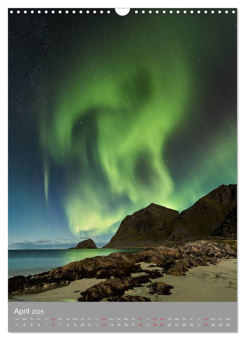 The magic of Norway 2025 - Lofoten Islands & Nordland (CALVENDO Monthly Calendar 2025)