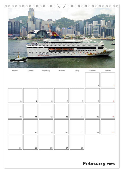 Hong Kong - Fragrant Harbour (CALVENDO Monthly Calendar 2025)