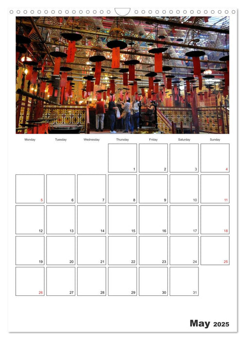 Hong Kong - Fragrant Harbour (CALVENDO Monthly Calendar 2025)