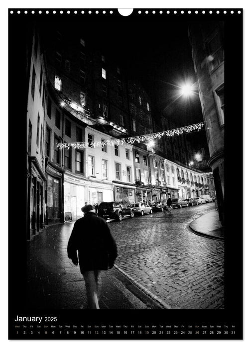 EDINBURGH NOIR (CALVENDO Monthly Calendar 2025)