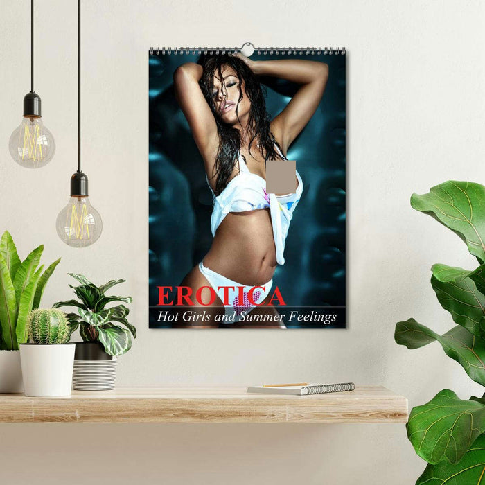 Erotica. Hot Girls and Summer Feelings (CALVENDO Monthly Calendar 2025)