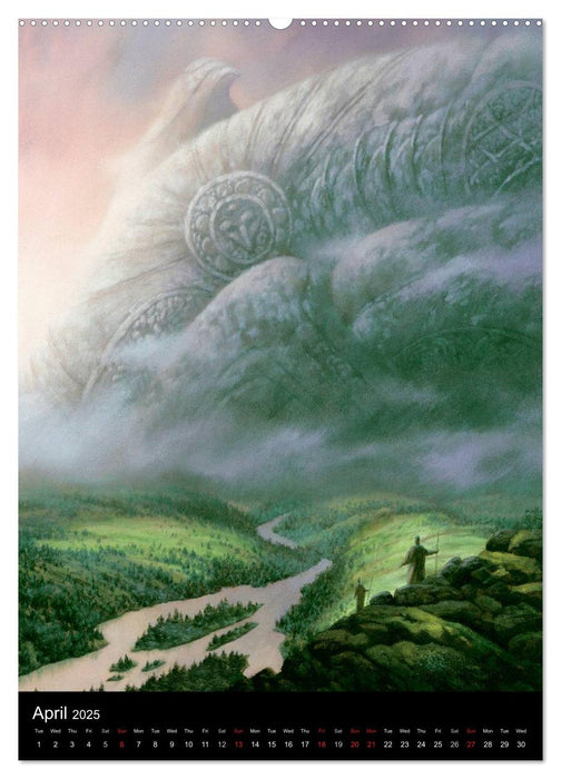 INNERSCAPES Fantasy Paintings by Christophe Vacher (CALVENDO Premium-Calendar 2025)