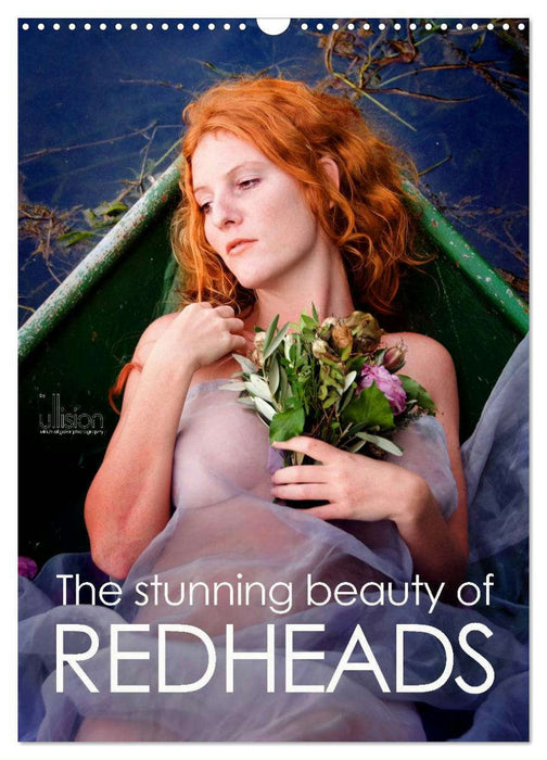 The stunning beauty of REDHEADS (CALVENDO Monthly Calendar 2025)