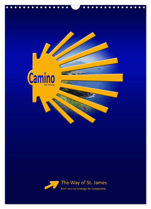 Camino del norte / UK-Version (CALVENDO Monthly Calendar 2025)