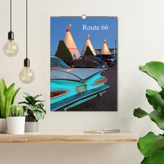 Route 66 (UK-Version) (CALVENDO Monthly Calendar 2025)