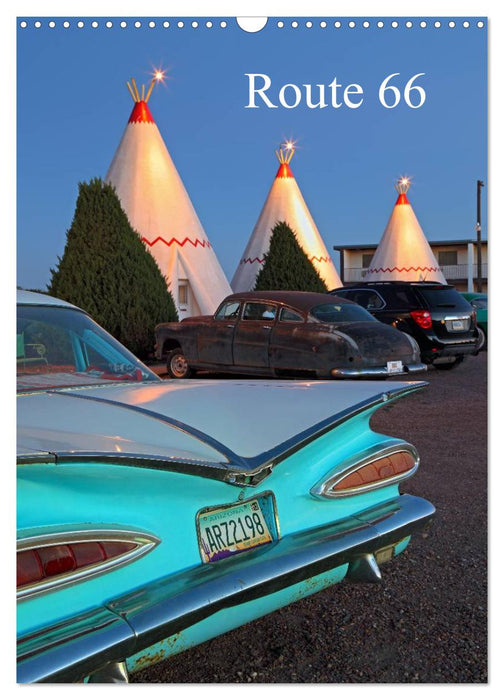 Route 66 (UK-Version) (CALVENDO Monthly Calendar 2025)