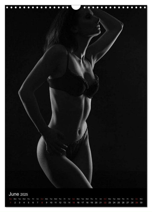 Erotic Silhouettes / UK-Version (CALVENDO Monthly Calendar 2025)