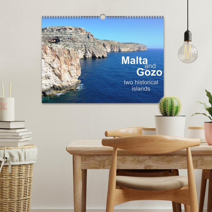 Malta and Gozo two historical islands (CALVENDO Monthly Calendar 2025)