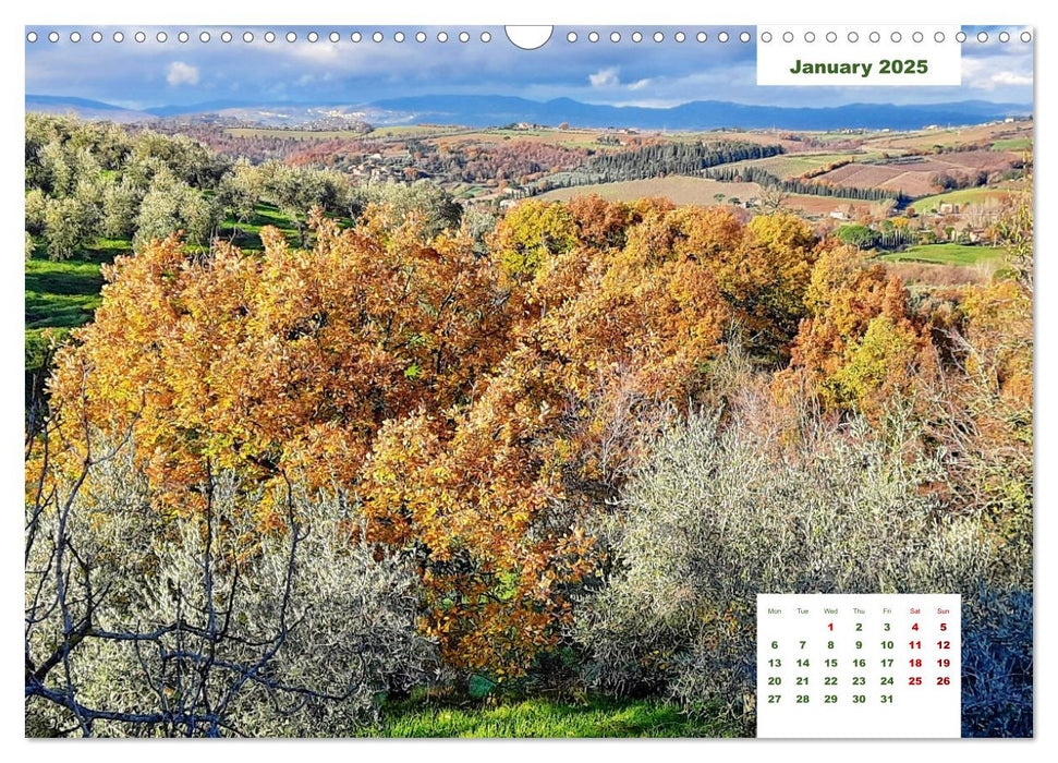 Umbrian Countryside (CALVENDO Monthly Calendar 2025)