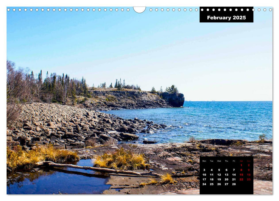 Lake Superior's Scenic North Shore (CALVENDO Monthly Calendar 2025)