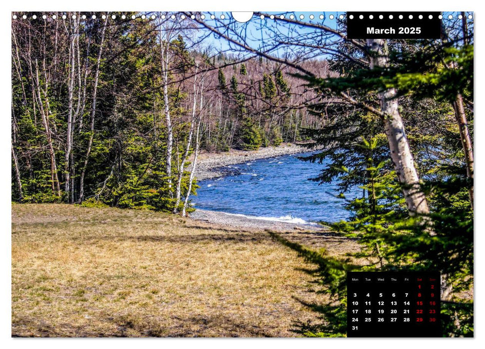 Lake Superior's Scenic North Shore (CALVENDO Monthly Calendar 2025)