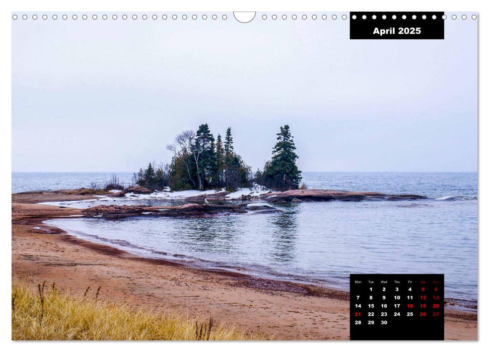 Lake Superior's Scenic North Shore (CALVENDO Monthly Calendar 2025)