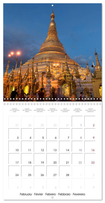 Fascination Southeast Asia (CALVENDO Monthly Calendar 2025)