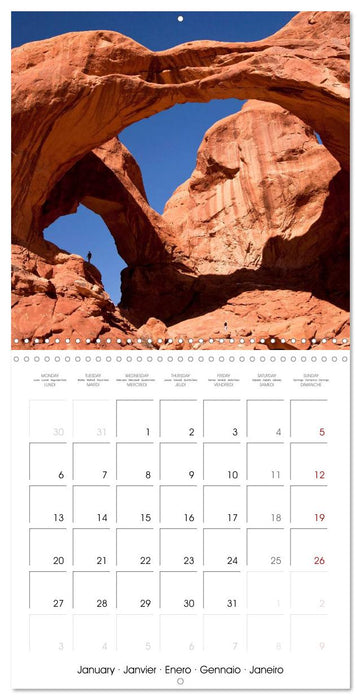 USA - The West - State and National Parks (CALVENDO Monthly Calendar 2025)