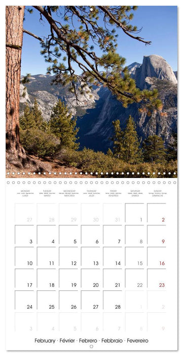 USA - The West - State and National Parks (CALVENDO Monthly Calendar 2025)