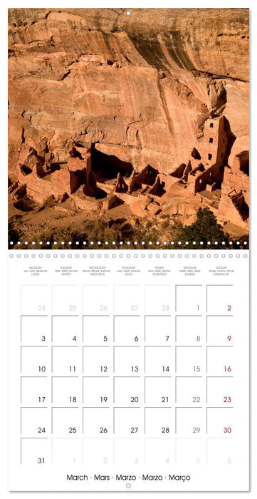 USA - The West - State and National Parks (CALVENDO Monthly Calendar 2025)