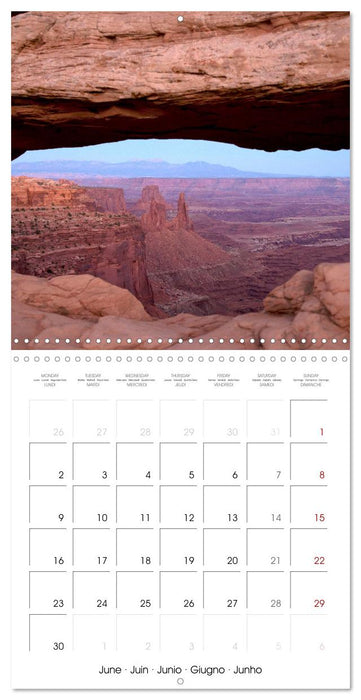 USA - The West - State and National Parks (CALVENDO Monthly Calendar 2025)