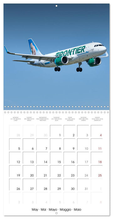 North American Airliners (CALVENDO Monthly Calendar 2025)