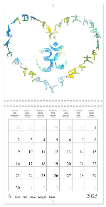 Your personalised yoga planner (CALVENDO Monthly Calendar 2025)