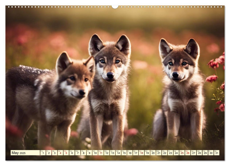 A year among wolves (CALVENDO Premium-Calendar 2025)