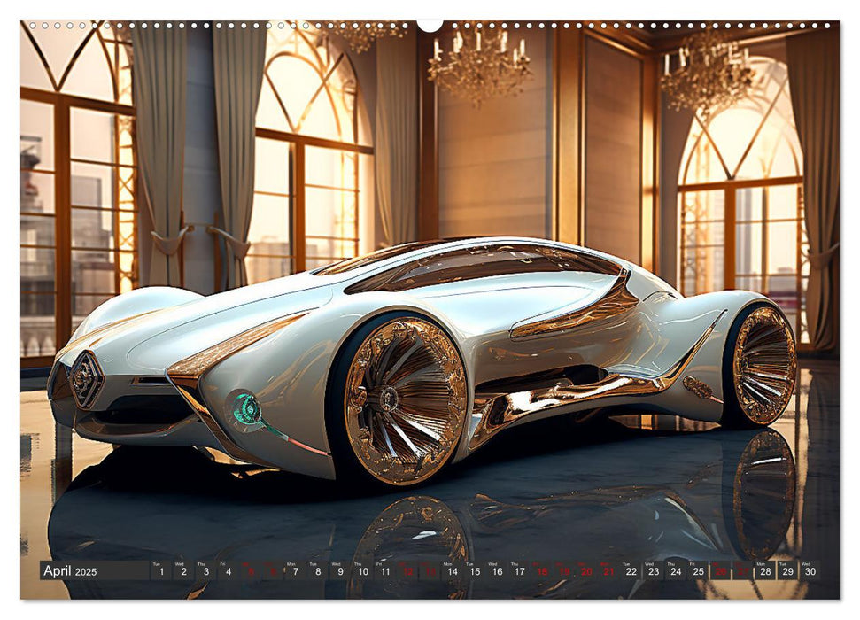 Fast, noble, elegant (CALVENDO Monthly Calendar 2025)