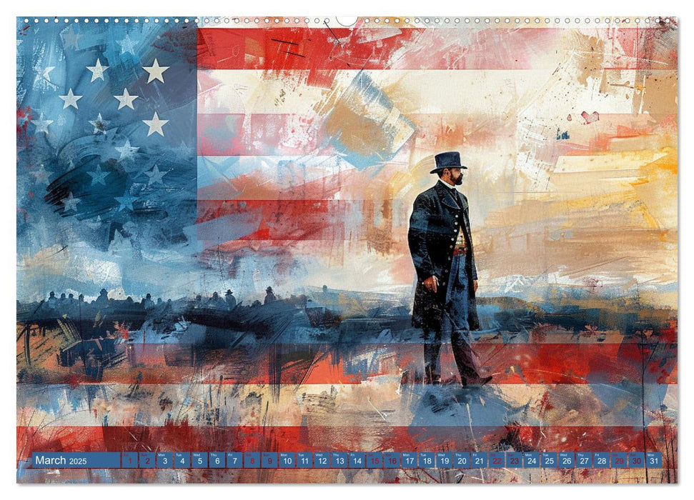 Patriotic Art Collection (CALVENDO Premium-Calendar 2025)