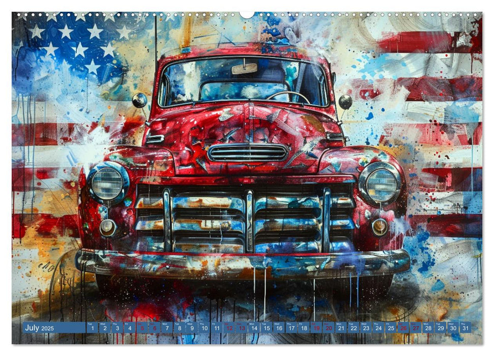 Patriotic Art Collection (CALVENDO Premium-Calendar 2025)