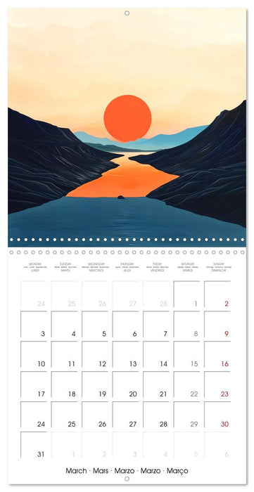 Minimalist Travel (CALVENDO Monthly Calendar 2025)