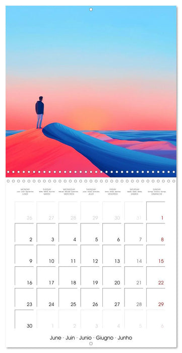 Minimalist Travel (CALVENDO Monthly Calendar 2025)