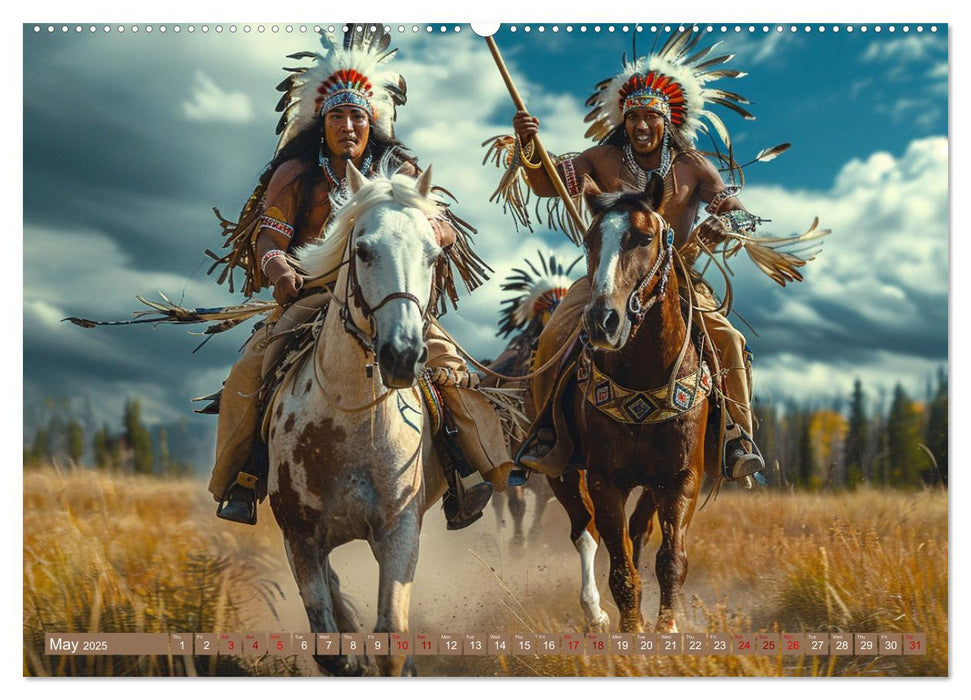 Native American Soul (CALVENDO Monthly Calendar 2025)