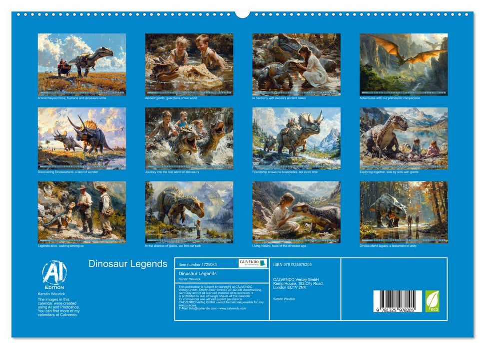 Dinosaur Legends (CALVENDO Premium-Calendar 2025)