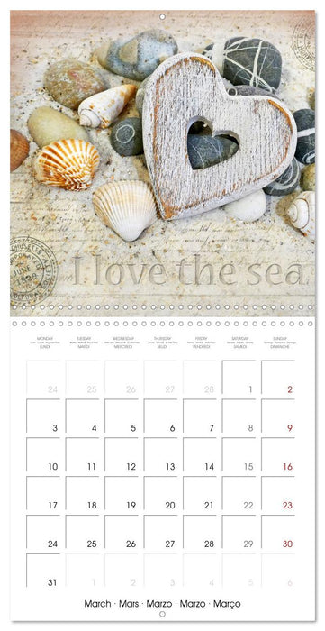 Life is better at the sea (CALVENDO Monthly Calendar 2025)