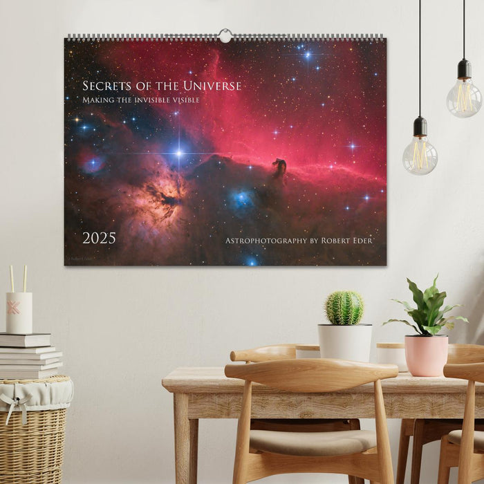 Secrets of the Universe (CALVENDO Monthly Calendar 2025)