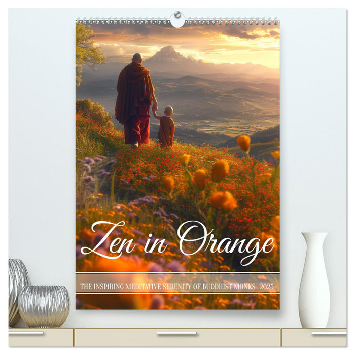 Zen in Orange (CALVENDO Premium-Calendar 2025)