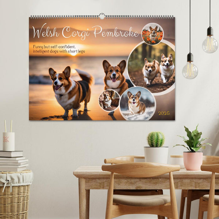 Welsh Corgi Pembroke (CALVENDO Monthly Calendar 2025)