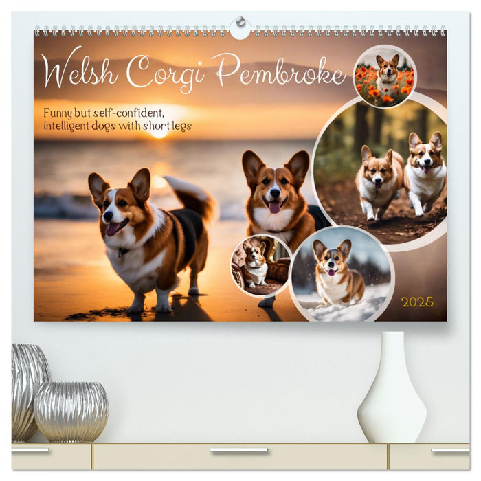 Welsh Corgi Pembroke (CALVENDO Premium-Calendar 2025)