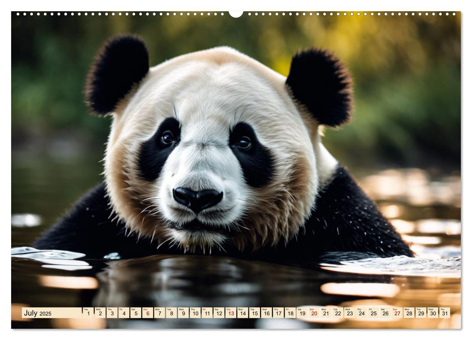 Cozy giant panda (CALVENDO Premium-Calendar 2025)