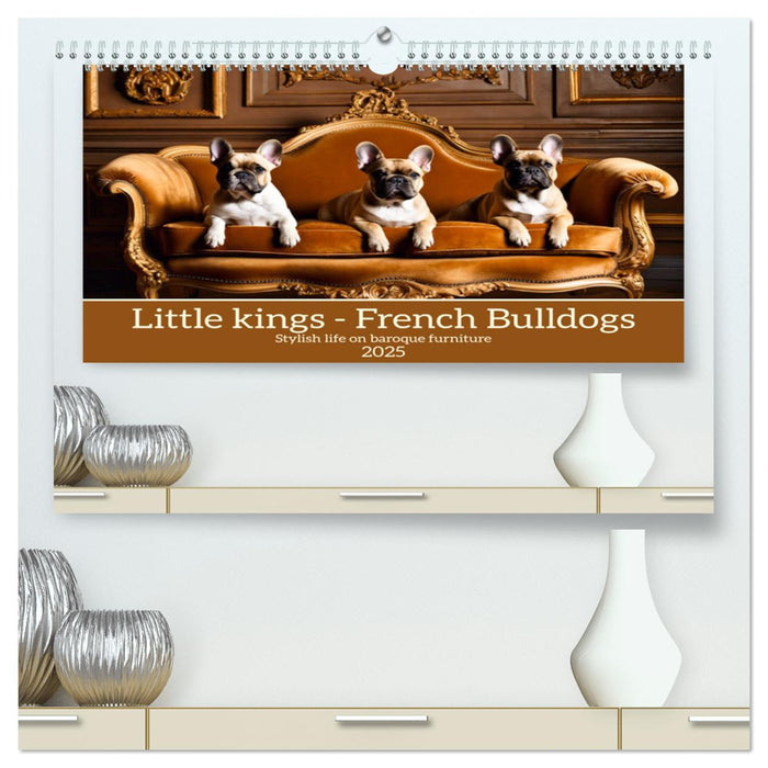 Little kings - French Bulldogs (CALVENDO Premium-Calendar 2025)