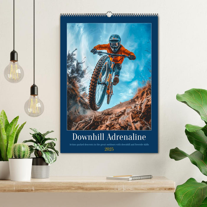 Downhill Adrenaline (CALVENDO Monthly Calendar 2025)