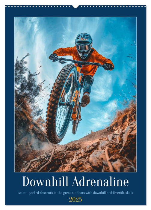 Downhill Adrenaline (CALVENDO Monthly Calendar 2025)