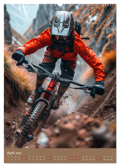 Downhill Adrenaline (CALVENDO Monthly Calendar 2025)