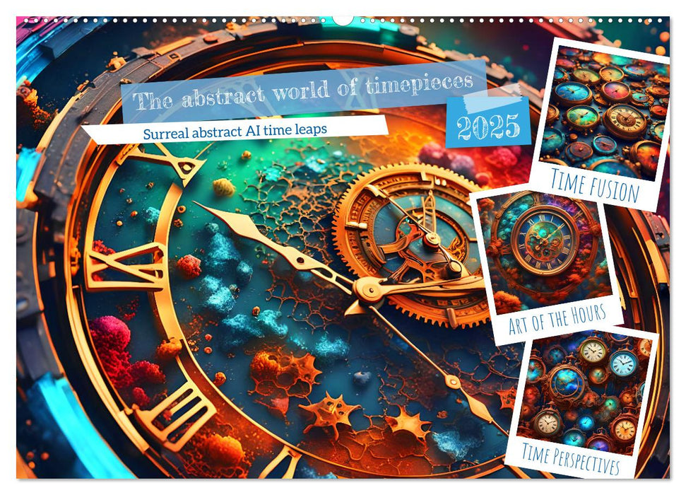 The abstract world of timepiece (CALVENDO Monthly Calendar 2025)